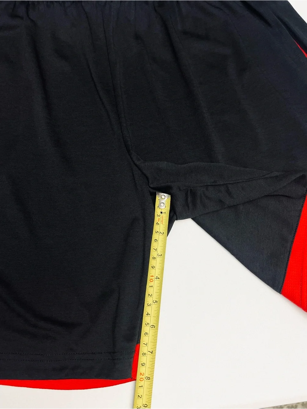 Russell Athletic Men's Dri-Power Basketball Shorts Black Red Size XL
